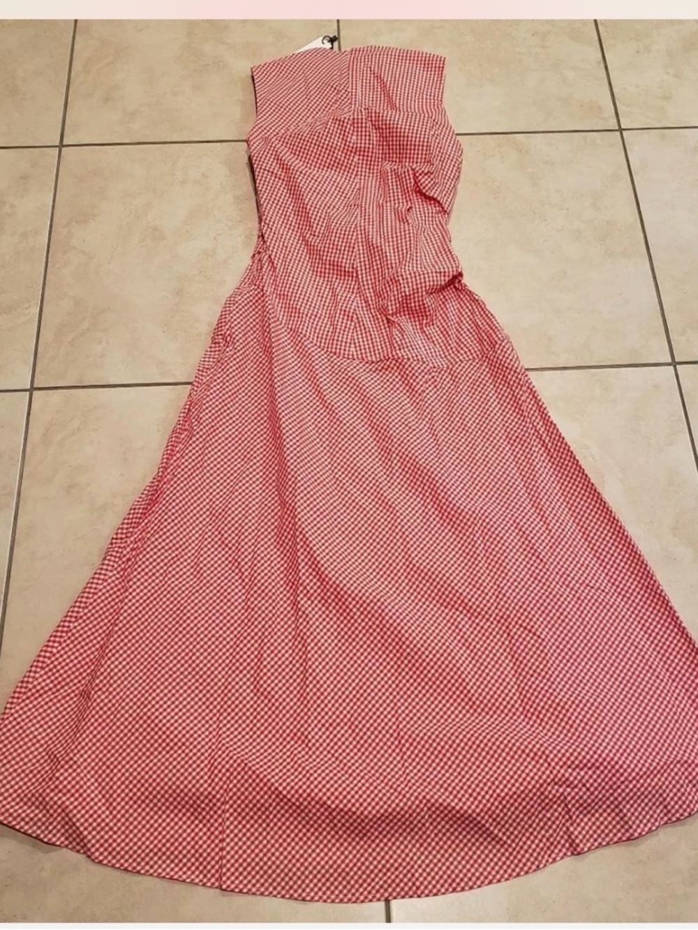 Commense Gingham midi dress - Picture 3 of 7